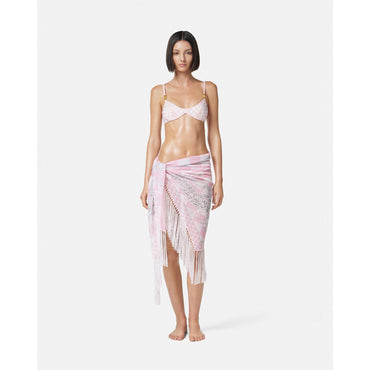 Women Medusa Contrasto Pareo Cover-Up - Pink