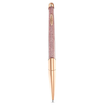 Crystalline ballpoint pen, Rose gold tone, Rose gold-tone plated