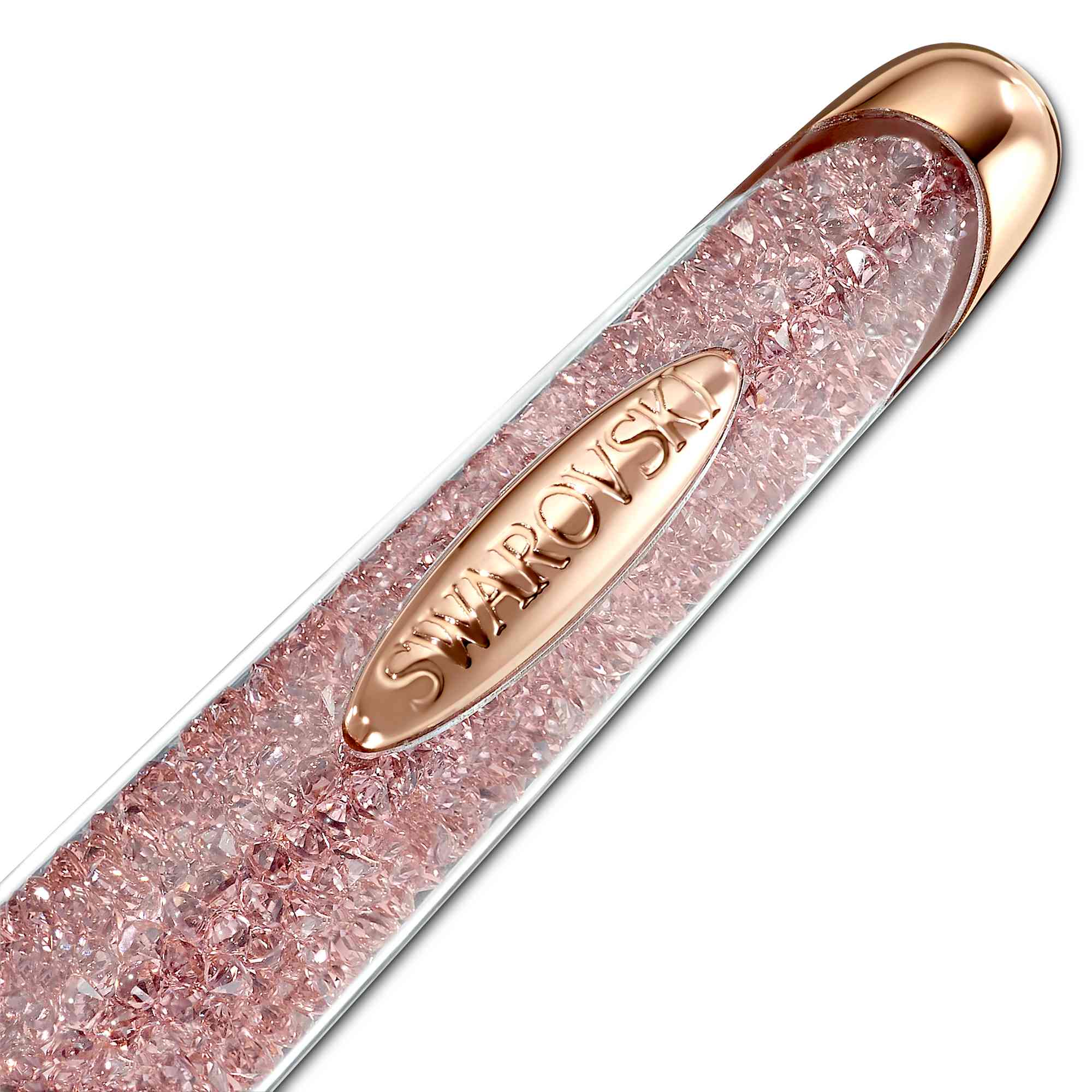 Crystalline ballpoint pen, Rose gold tone, Rose gold-tone plated