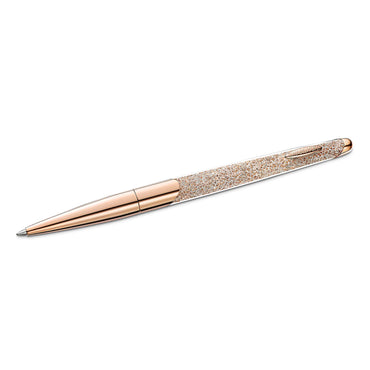 Crystalline ballpoint pen, Rose gold tone, Rose gold-tone plated