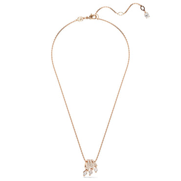 Dragon & Phoenix pendant, Dragon’s claw, White, 18K rose gold finish