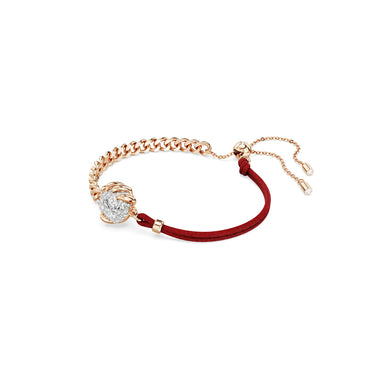 Dragon and Phoenix bracelet, Dragon’s claw, Red, Mixed metal finish