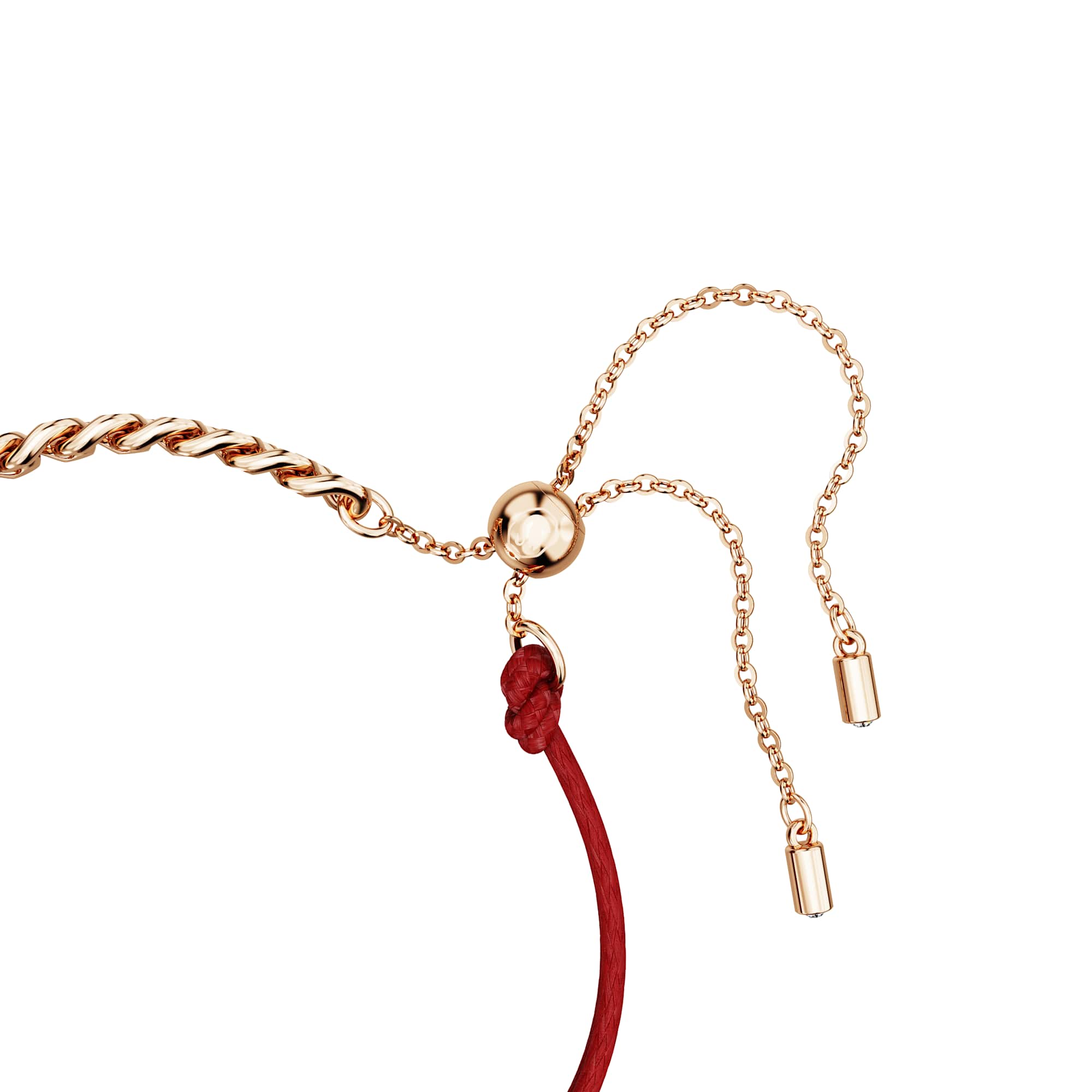 Dragon and Phoenix bracelet, Dragon’s claw, Red, Mixed metal finish