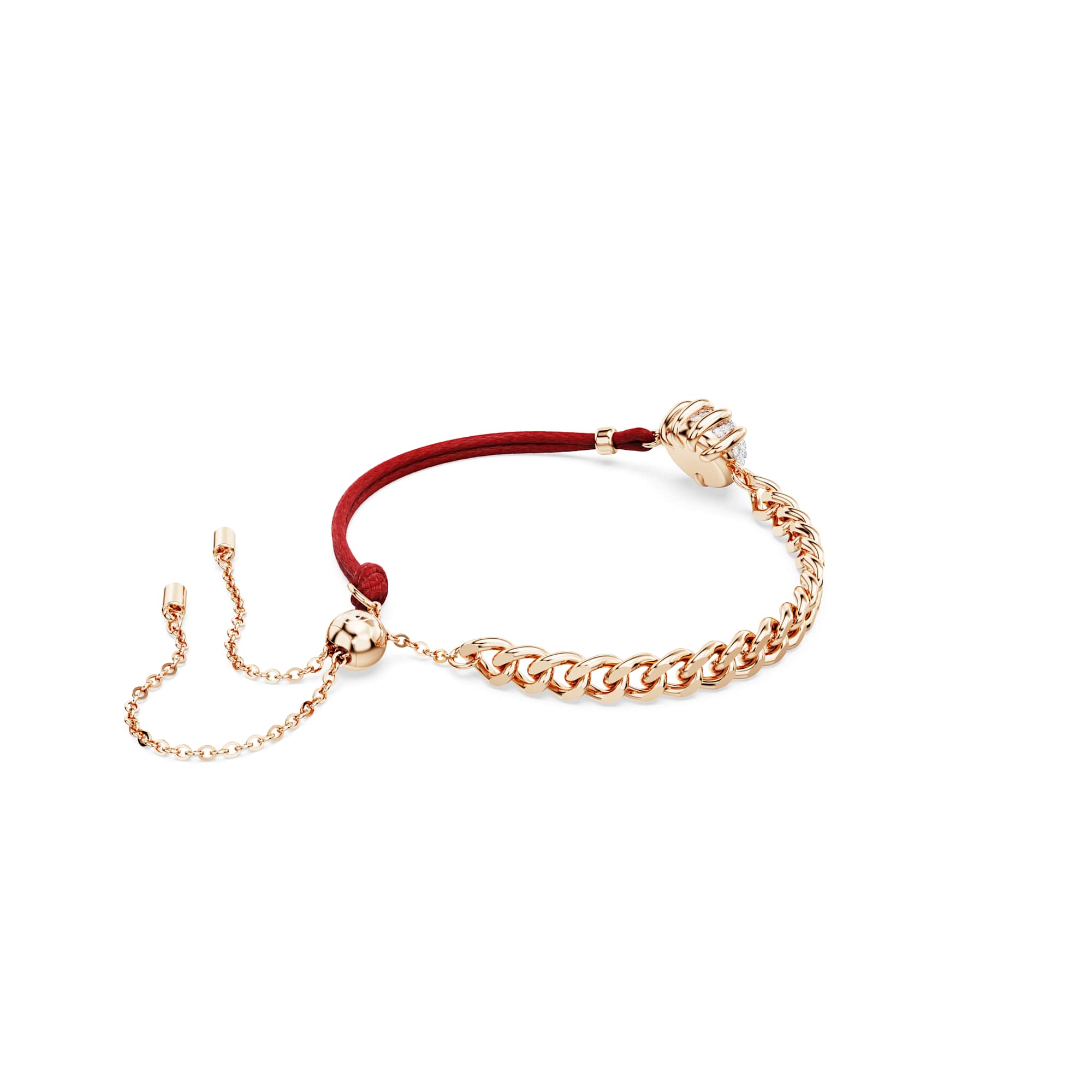 Dragon and Phoenix bracelet, Dragon’s claw, Red, Mixed metal finish