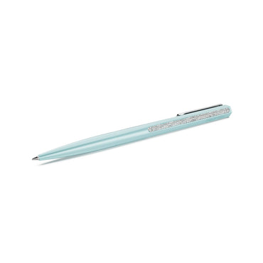 Shimmer ballpoint pen, Blue lacquered, Chrome plated