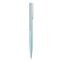 Shimmer ballpoint pen, Blue lacquered, Chrome plated