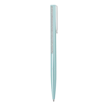 Shimmer ballpoint pen, Blue lacquered, Chrome plated