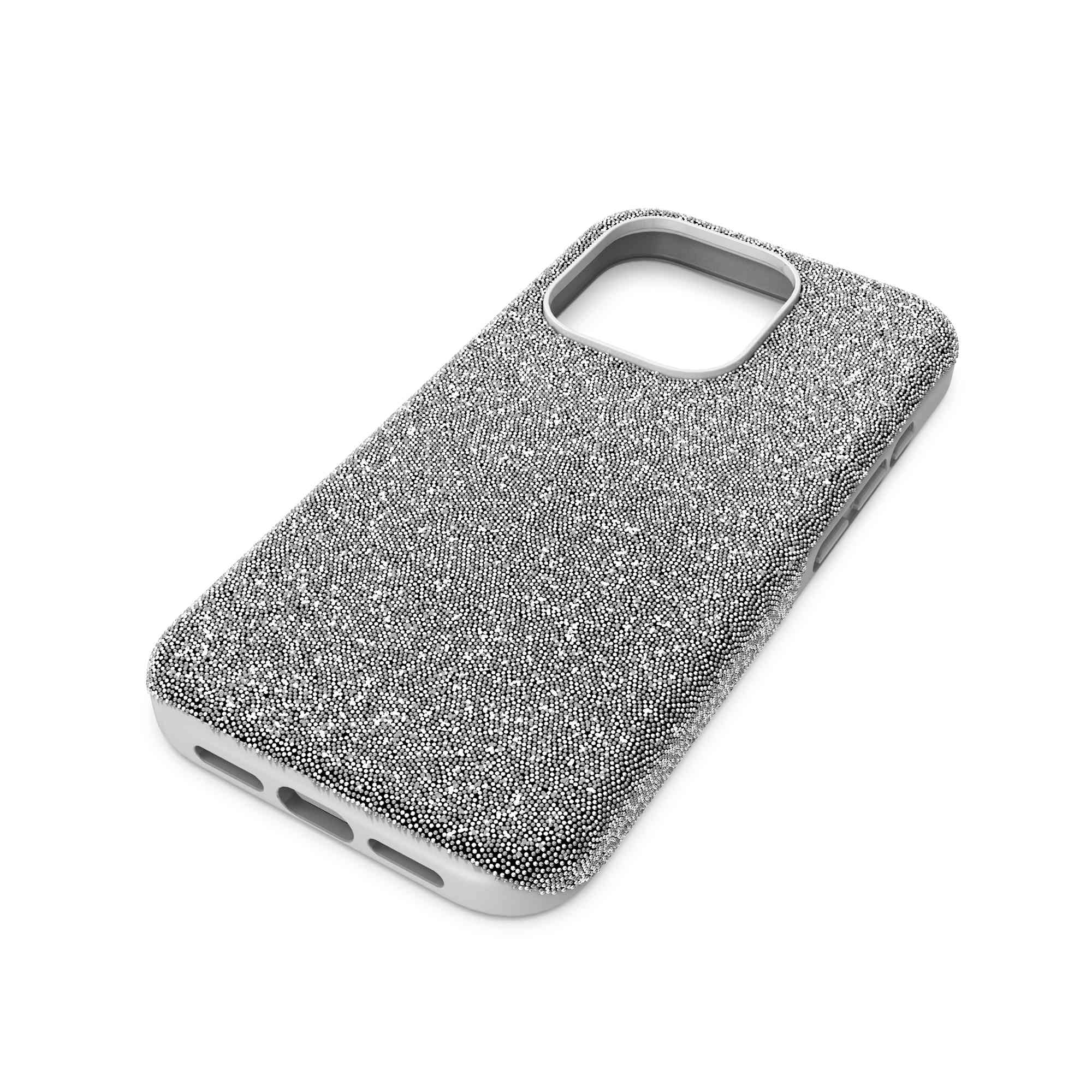 High smartphone case, iPhone® 15 Pro, Silver tone