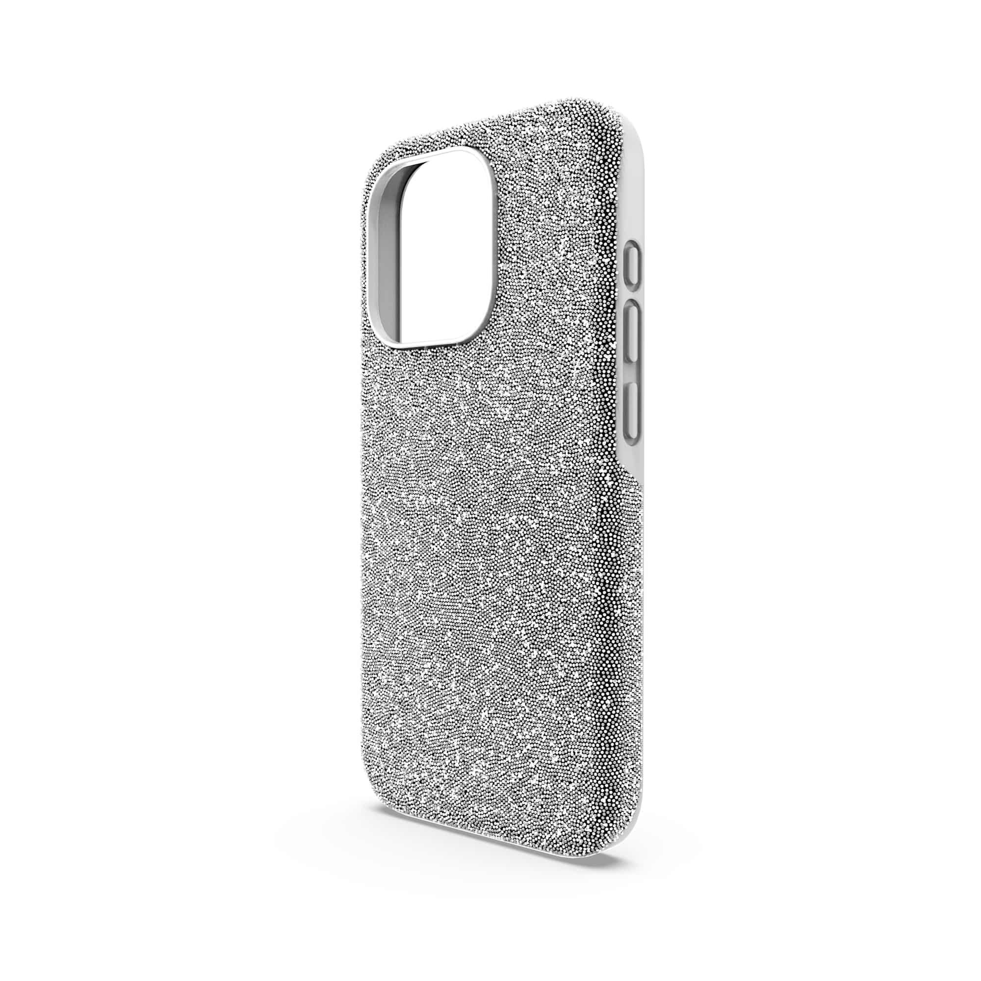 High smartphone case, iPhone® 15 Pro, Silver tone