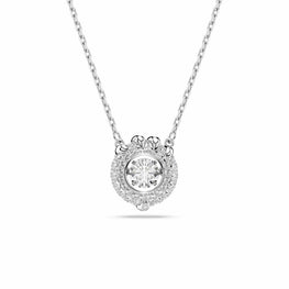 Dragon & Phoenix pendant, Dragon’s claw, White, Rhodium plated