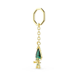 Good Luck Trolls key ring, Troll, Green, Gold-tone plated