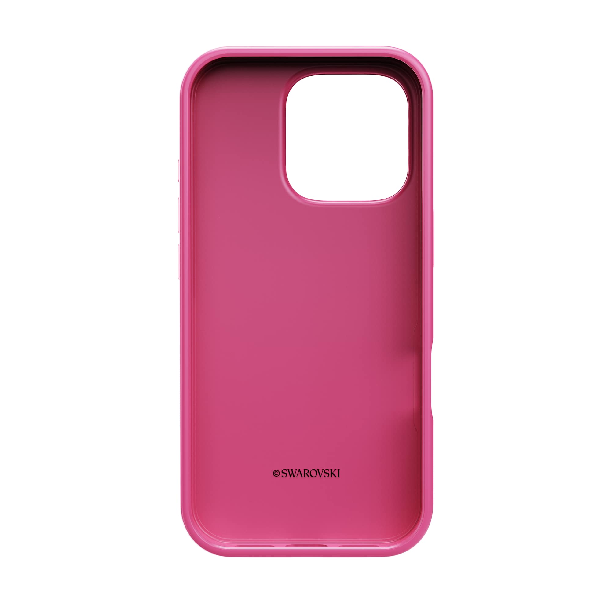 High smartphone case, Crystal print motif, iPhone® 16 Pro, Pink