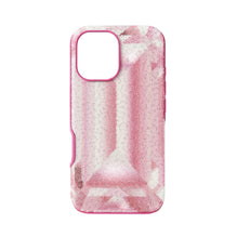 High smartphone case, Crystal print motif, iPhone® 16, Pink