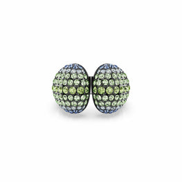 Sublima cocktail ring, Round cut, Multicolored, Ruthenium plated - 52cm