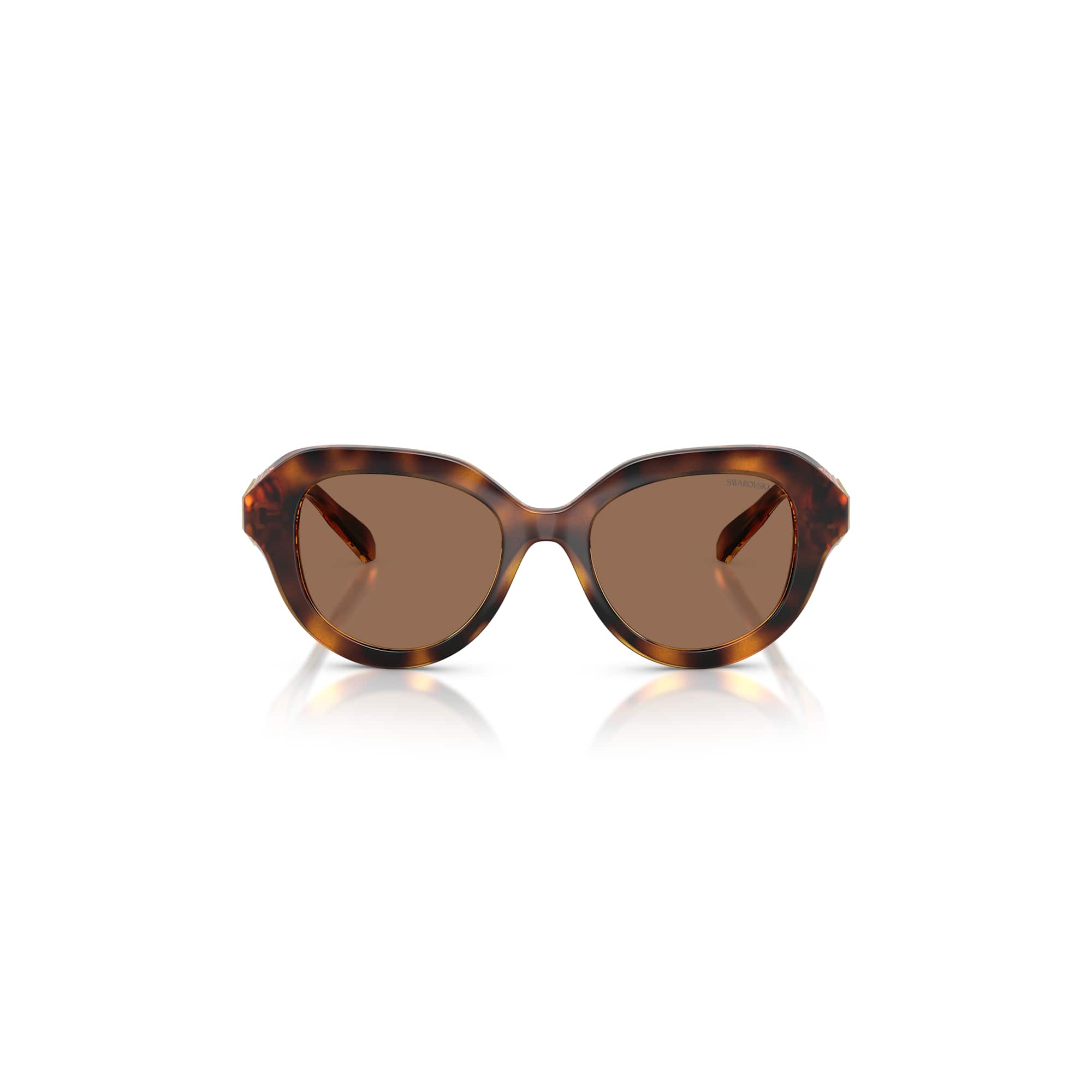 Sunglasses, Round shape, Brown