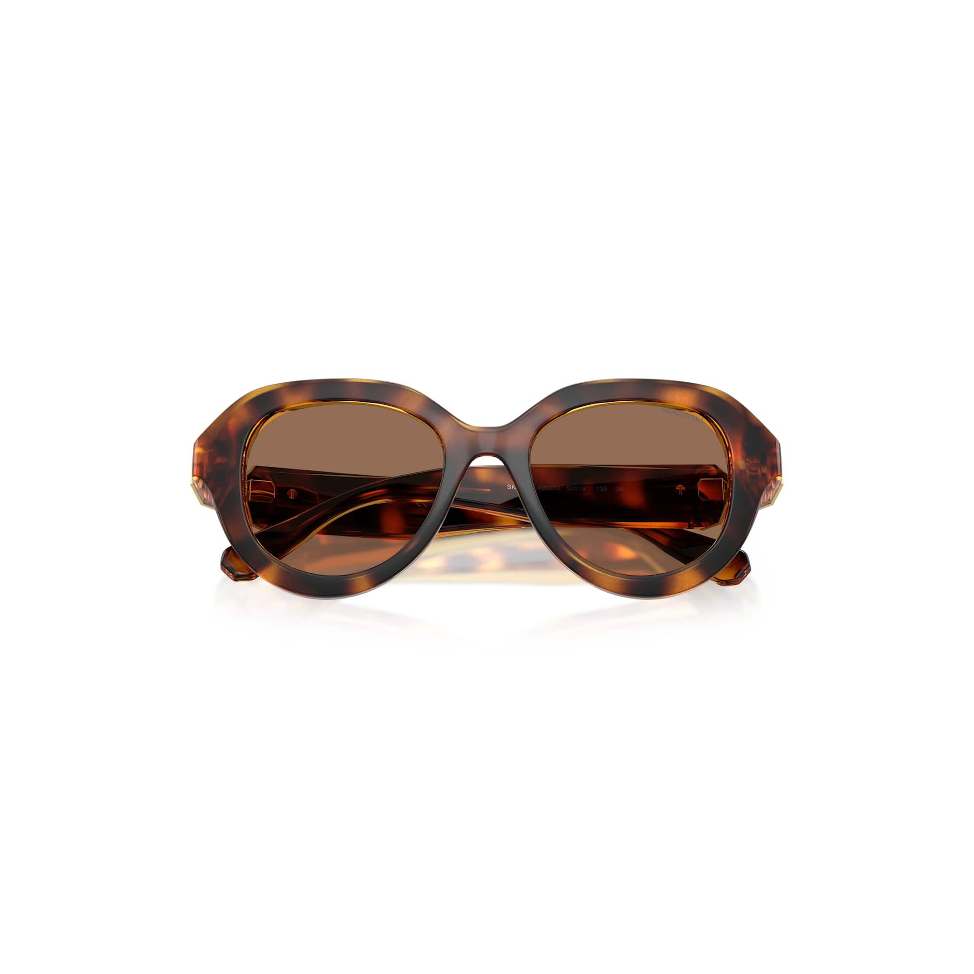 Sunglasses, Round shape, Brown