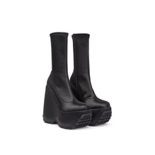 Women Triplatform Bootss 160 mm - Black