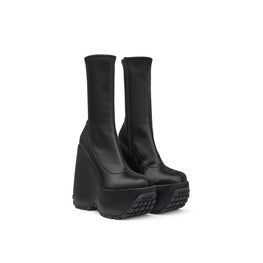 Women Triplatform Bootss 160 mm - Black