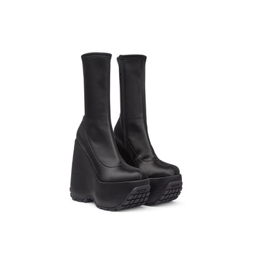 Women Triplatform Bootss 160 mm - Black