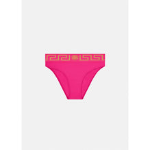Women Greca Border Bikini Bottoms - Pink