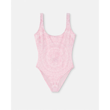 Women Barocco One-Piece Swimsuit - Pink