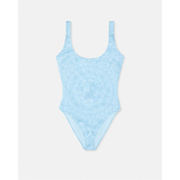Women Barocco One-Piece Swimsuit - Blue
